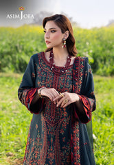 3PC LAWN EMBROIDERED SHIRT WITH CHAFOON EMBROIDERED DUPATA AND TROUSER - 677