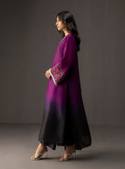 3 Piece Unstitched Embroidered and Printed SIlk Suit V226