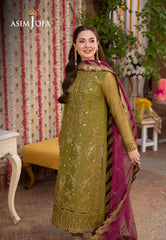 Dhanak 3PC Embroidered With Chiffon Embroidered Dupatta-243