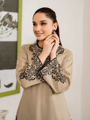 3PC DHANAK EMBROIDERED UNSTITCHED DRESS V221