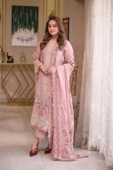 Lawn Unstitched Embroidered Collection with Lawn Embroidered Dupata 701