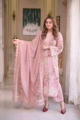 Lawn Unstitched Embroidered Collection with Lawn Embroidered Dupata 701