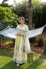 ANEEAS 3PC LAWN EMBROIDERED SHIRT WITH NET EMBROIDERED DUPATTA AND TROUSER  728