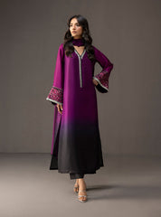 Zainab Chottani - 3 Piece Unstitched Embroidered and Printed SIlk Suit 226