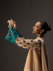 Zainab Chottani - 3 Piece Unstitched Embroidered and Printed SIlk Suit 229