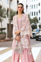 3 Piece Unstitched Embroidered Lawn  Suit V720