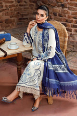 MARIA B - 3PC KHADDAR EMBROIDERED SUTE - MB715