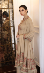 Dhanak 3PC Embroidered With Dhanak shawl Embroidered -242