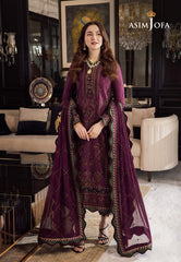 Asim Jofa Dhanak 3PC Embroidered With Chiffon Embroidered Dupatta-668