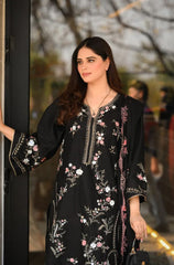 Summer 3Piece Lawn Embroidered Suit V 729